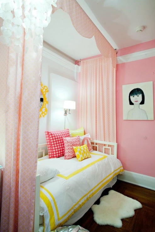 DecorPad pink & yellow bedroom