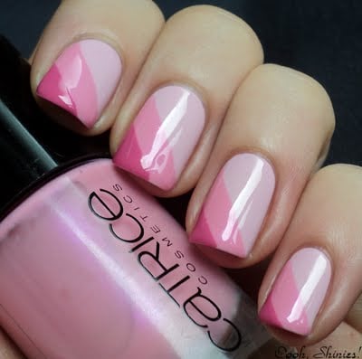 Ooh Shinies pink nails