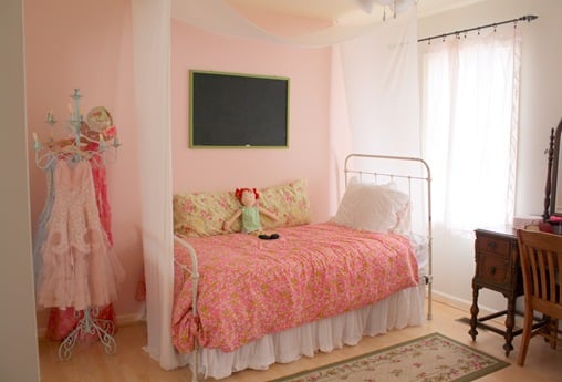 The Pink Peony fun pink girls room