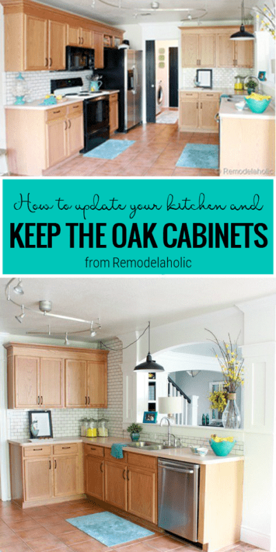 Update Your Kitchen Without Painting, A Tutorial From Remodelaholic