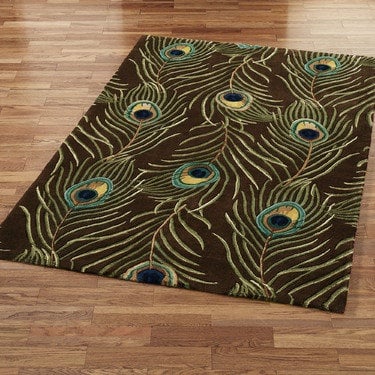 Touch of Class peacock rug