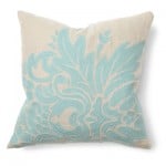 Villa-Home-Illusion-Flora-Pillow-in-Turquoise-Embroidered
