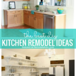 Cut Costs By Remodeling Some Or All Of Your Kitchen By Yourself. We Are Sharing 15 Of The Best DIY Kitchen Remodel Ideas Featured On Remodelaholic.com