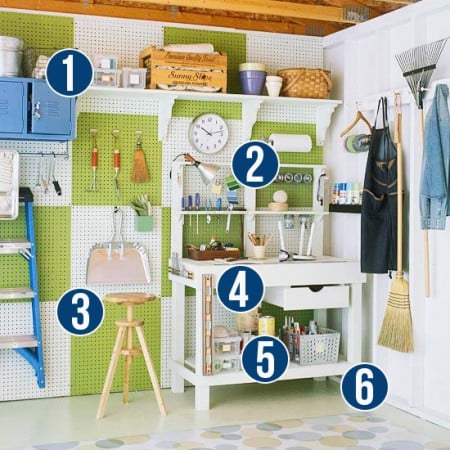 Get This Look - Simple Tips for Garage Organizing from Remodelaholic