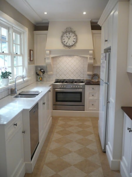 best kitchen remodel ideas -- galley kitchen renovation, A Sense of Design on Remodelaholic