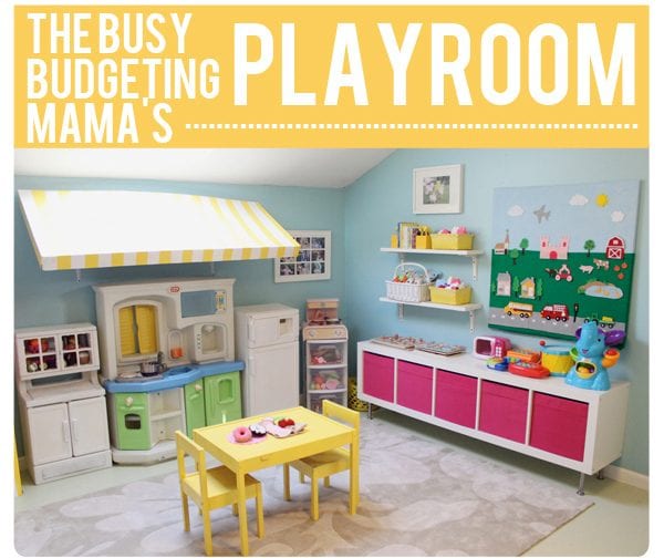 Fun Kids Playroom Busy Budgeting Mama Via Remodelaholic