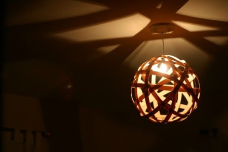 moooi random pendant knock-off diy tutorial, Our Humble Abowed featured on Remodelaholic