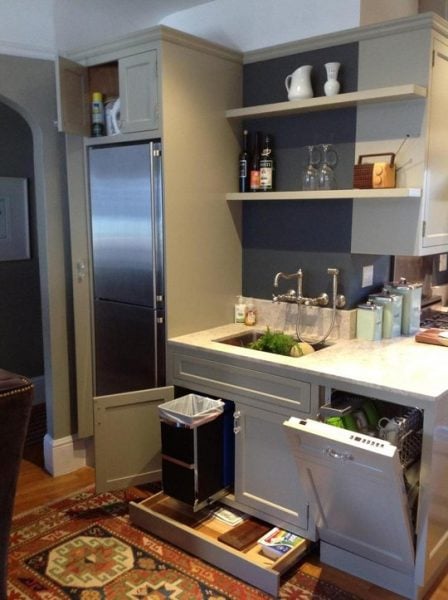small kitchen with maximized space, Maureen on The Kitchn