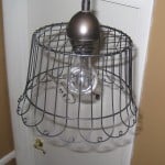 wire basket pendant light diy tutorial, 3 Sunkissed Boys featured on Remodelaholic