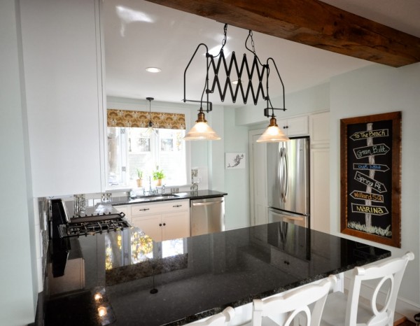 Create an Open Kitchen and Dining Area | SoPo Cottage featured on Remodelaholic.com #openkitchen #renovation #newenglander