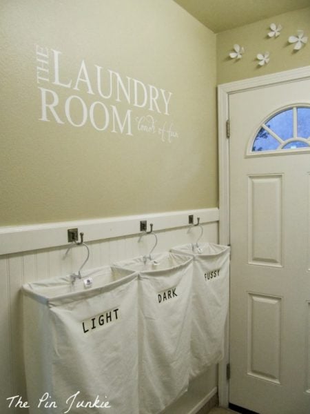 personalized hanging laundry bags
