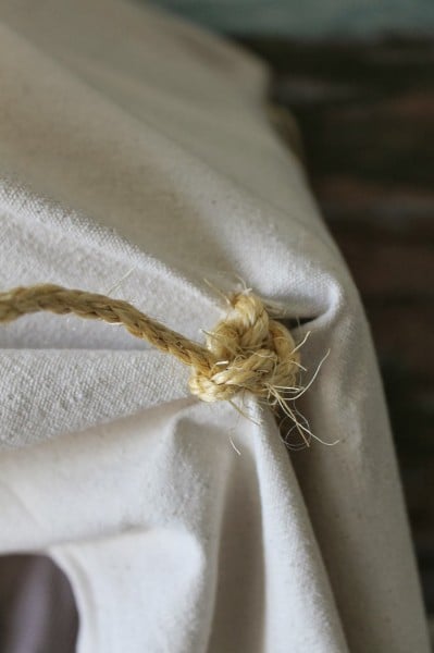 rope ties on kids indoor camping tent bed canopy, The Ragged Wren on Remodelaholic