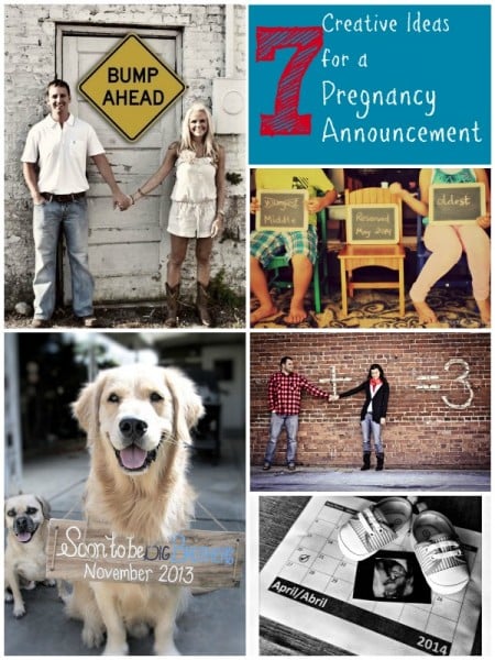 7 Creative Ideas for a Pregnancy Announcement | Tipsaholic.com #photography #baby #announcement #pregnancy