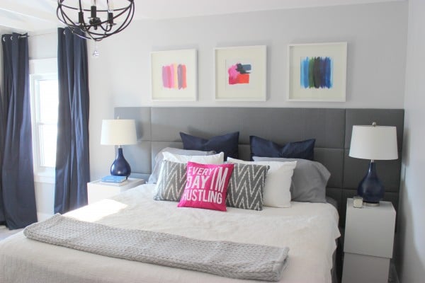 DIY Tufted Panel Headboard | Home Coming for Remodelaholic.com