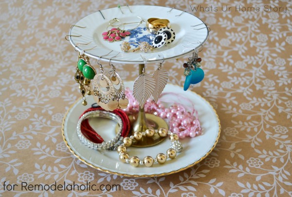 Jewelry stand diy on Remodelaholic.com