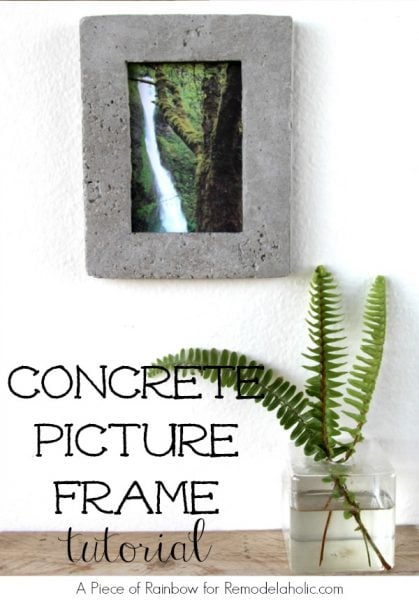 Concrete Picture Frame Tutorial