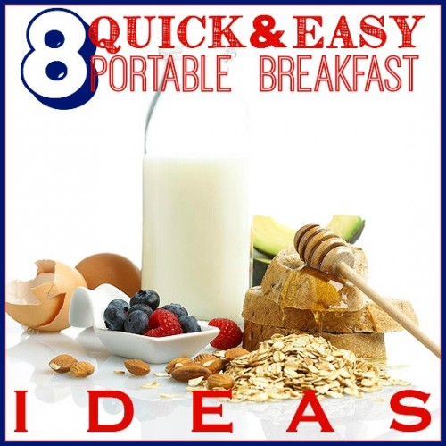 8 Quick and Easy Portable Breakfast Ideas - Tipsaholic, #breakfast, #recipe, #easymeal