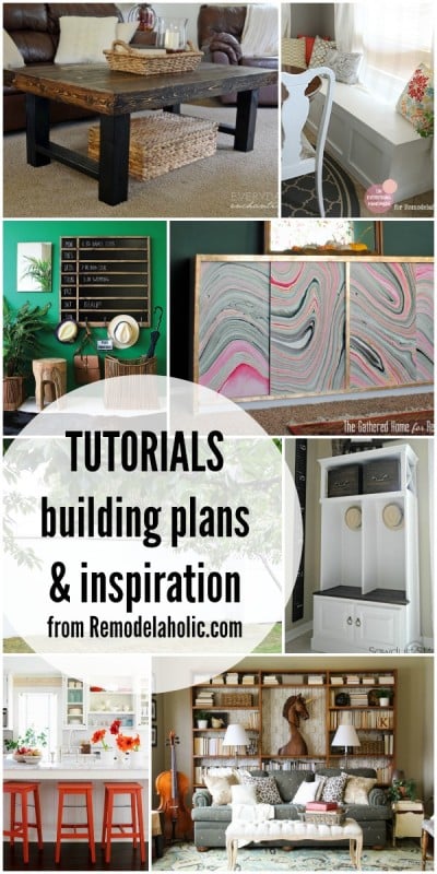 Tutorials, Building Plans, and Home Inspiration @Remodelaholic