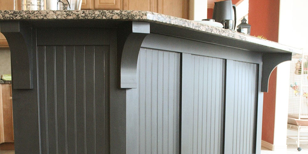 Kitchen Island Makeover With Corbels: Part Two