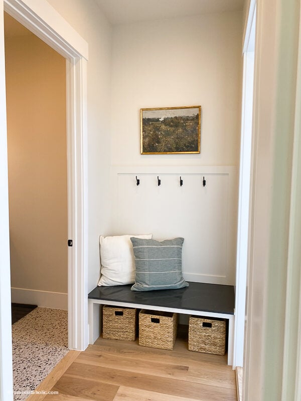 How to Decorate a Hallway: End of Hall Bench