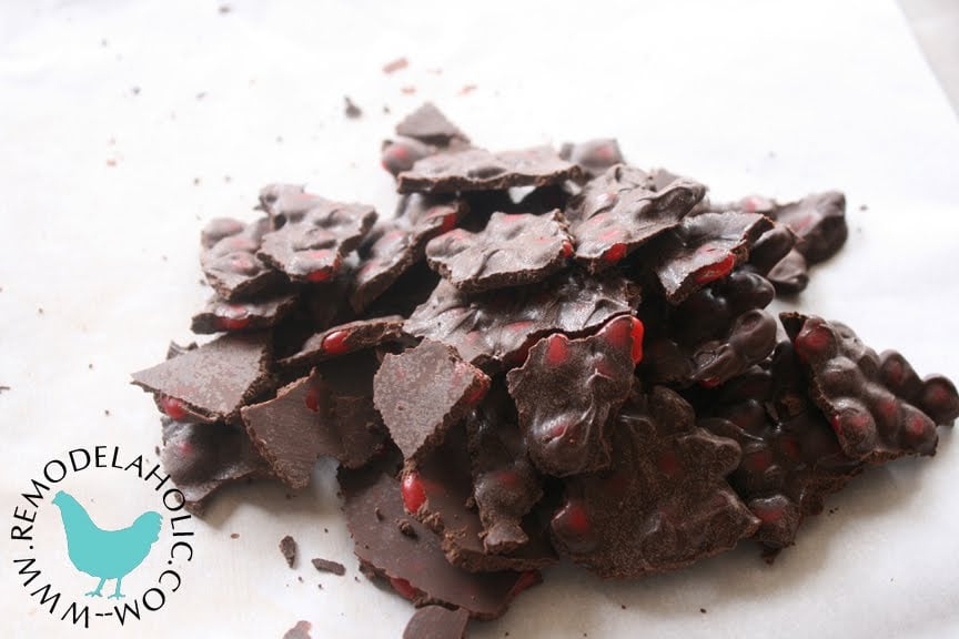 You’re RED HOT! Chocolate Bark Valentine’s Treat