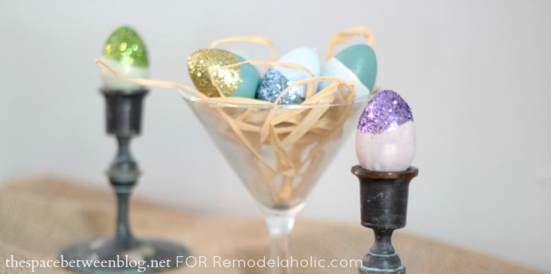 Easter Egg Ideas: Paint and Glitter
