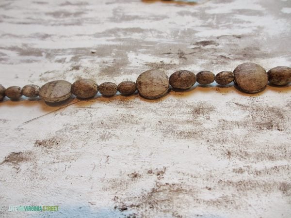 faux wood beads for chandelier, Life on Virginia Street on Remodelaholic