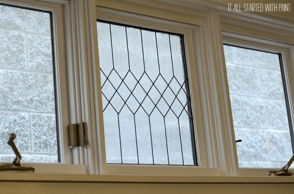 how to DIY a faux stained glass window with leaded lines, It All Started With Paint on Remodelaholic